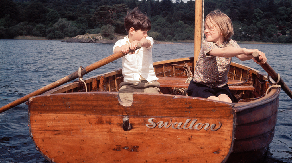 Stephen Grendon and Sophie Neville on Swallow.