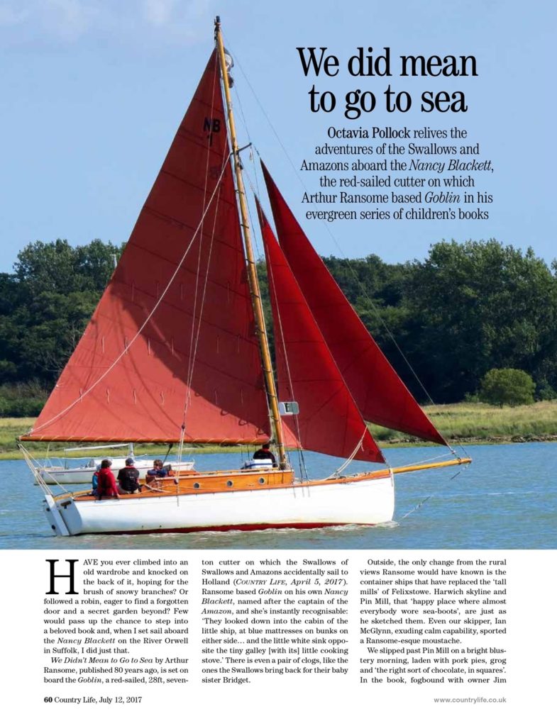 Country Life Swallows and Amazons 12 Jul 2017 page 1