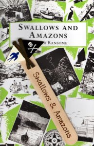 Swallows and Amazons books and bookmark
